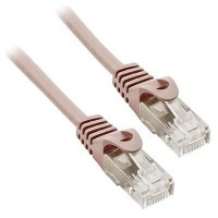 Cable de red UTP Phasak Cat. 6 CU 1 m. gris en Huesoi